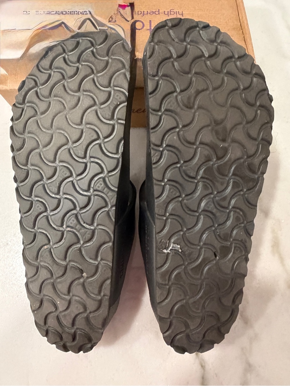 Birkenstock Women's Gizeh EVA Thong Sandal - Metallic Gray - Picture 4 of 5